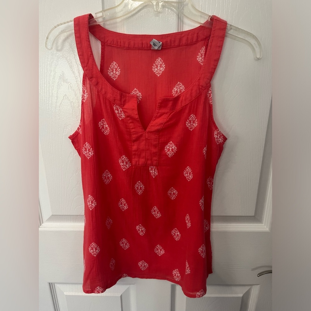 Old Navy size XS coral color racerback top